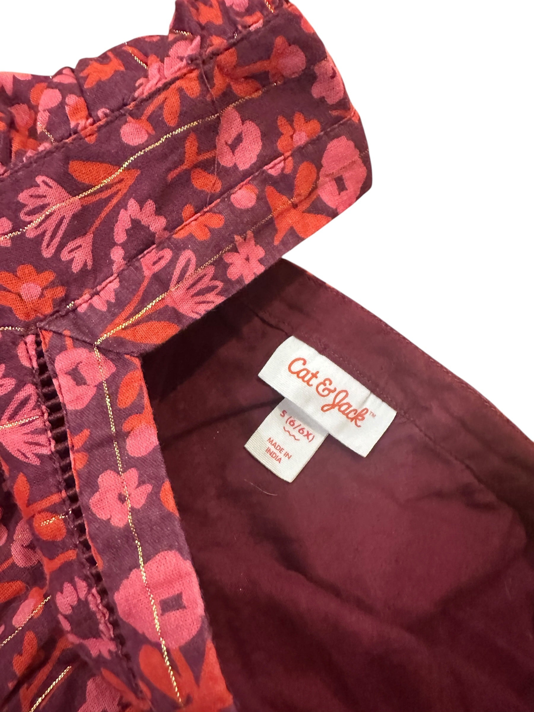 Youth Size Small (6/6X) - Cat & Jack Floral Dress