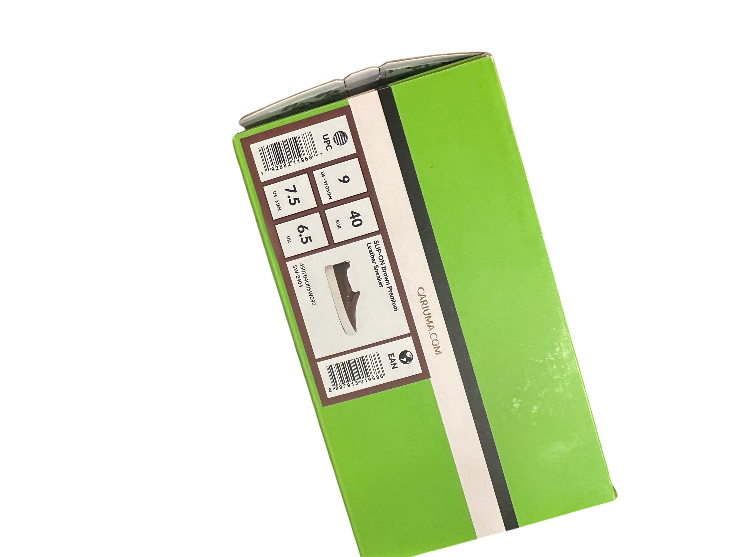 Size 9 Women / Size 7.5 Men - Cariuma Brown Slip-on Leather Sneaker