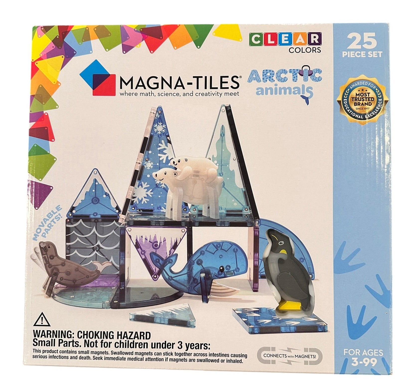 25 Piece Magnatiles Arctic Animals Set