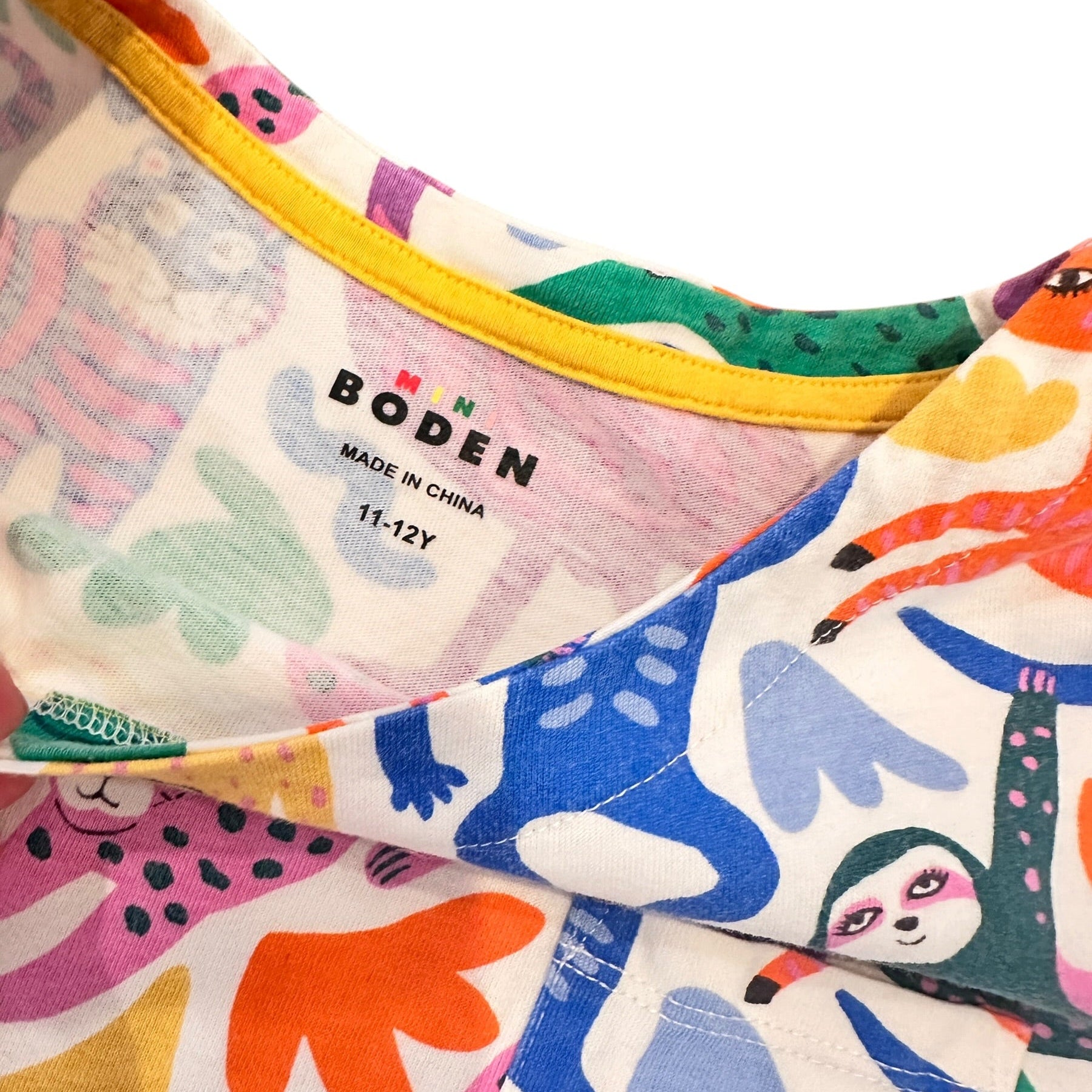 Youth Size 11/12 - Mini Boden Animal T-Shirt Dress