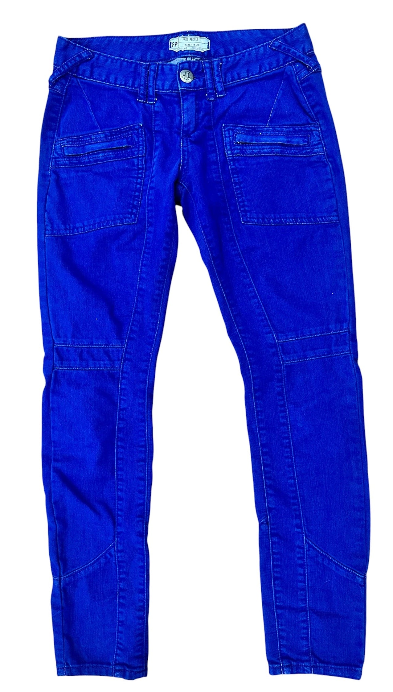Size 26 - Free People Blue Denim Pants