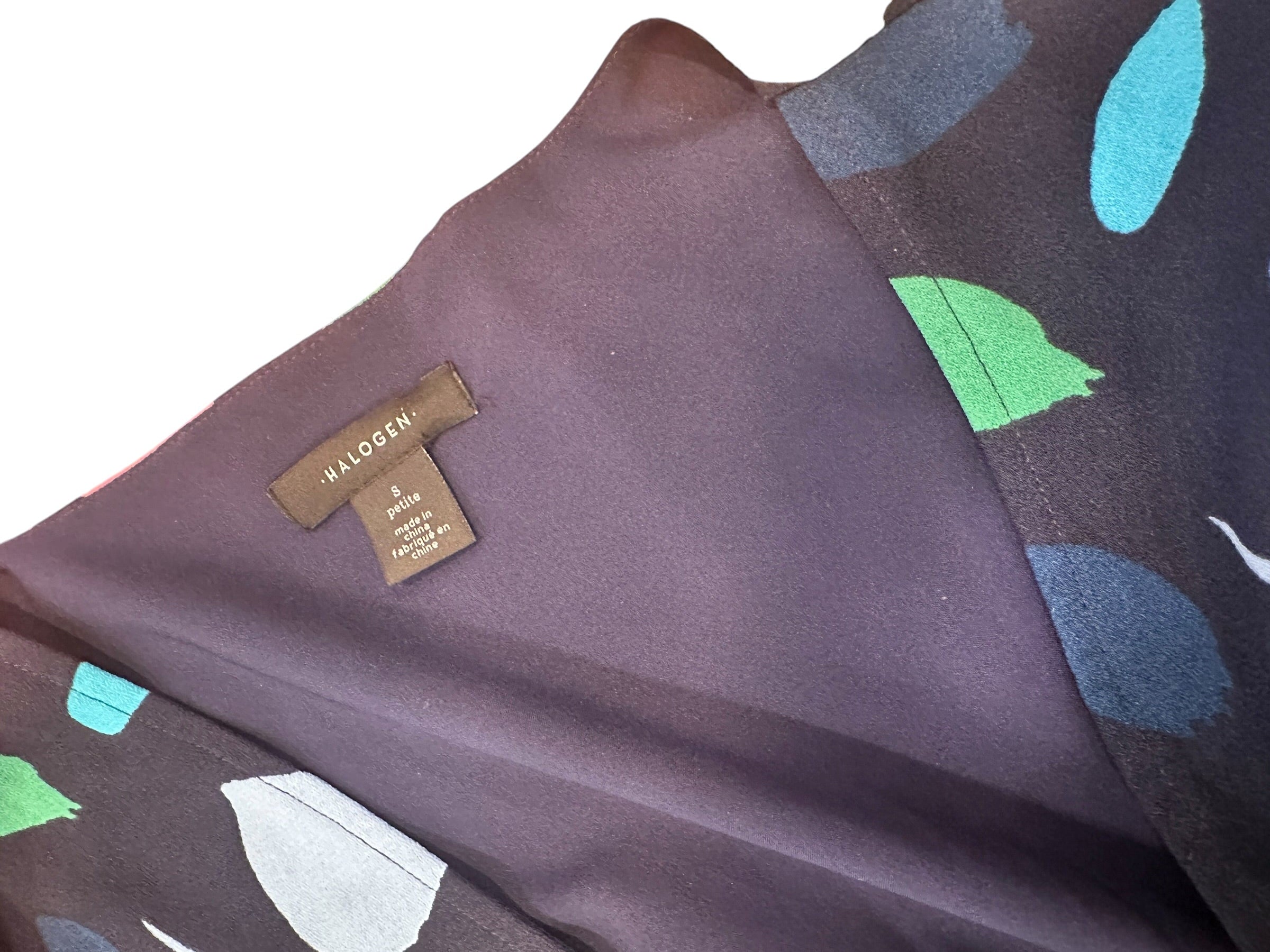 Size Small Petite - Halogen Wrap Dress