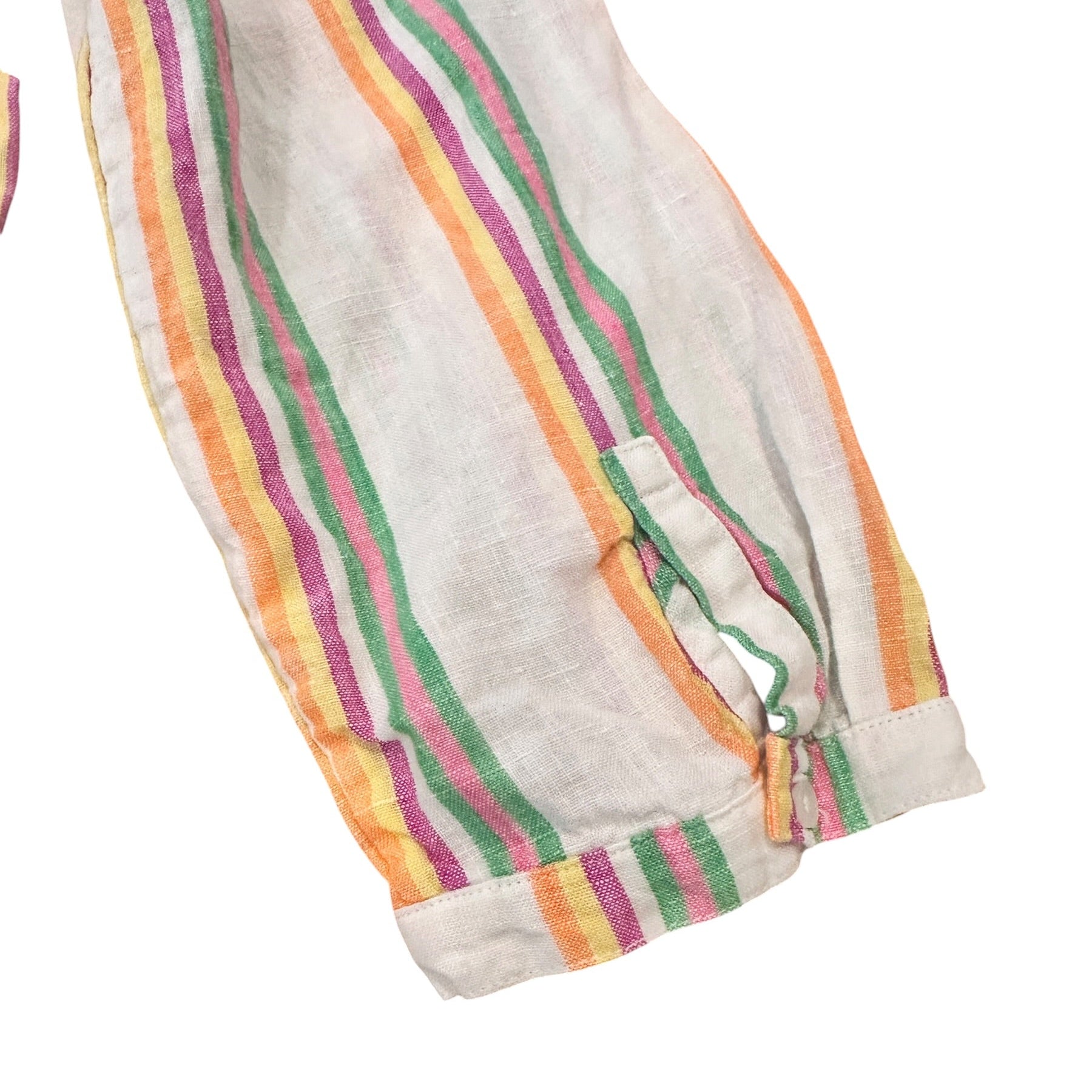 Size 4 - Boden Linen Stripe Blouse