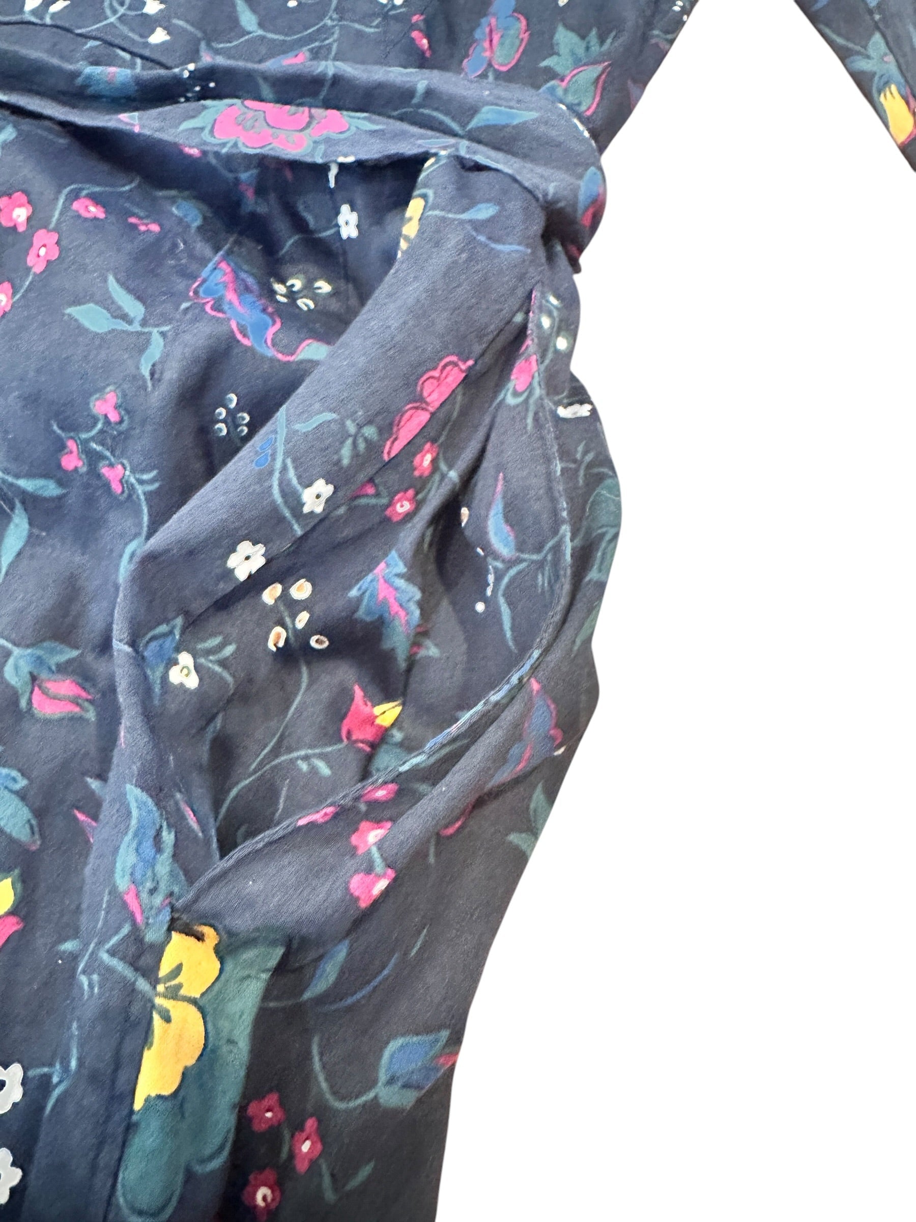 Size 4 - UntuckIt for Her Floral Button Down Blouse Dress with Pockets