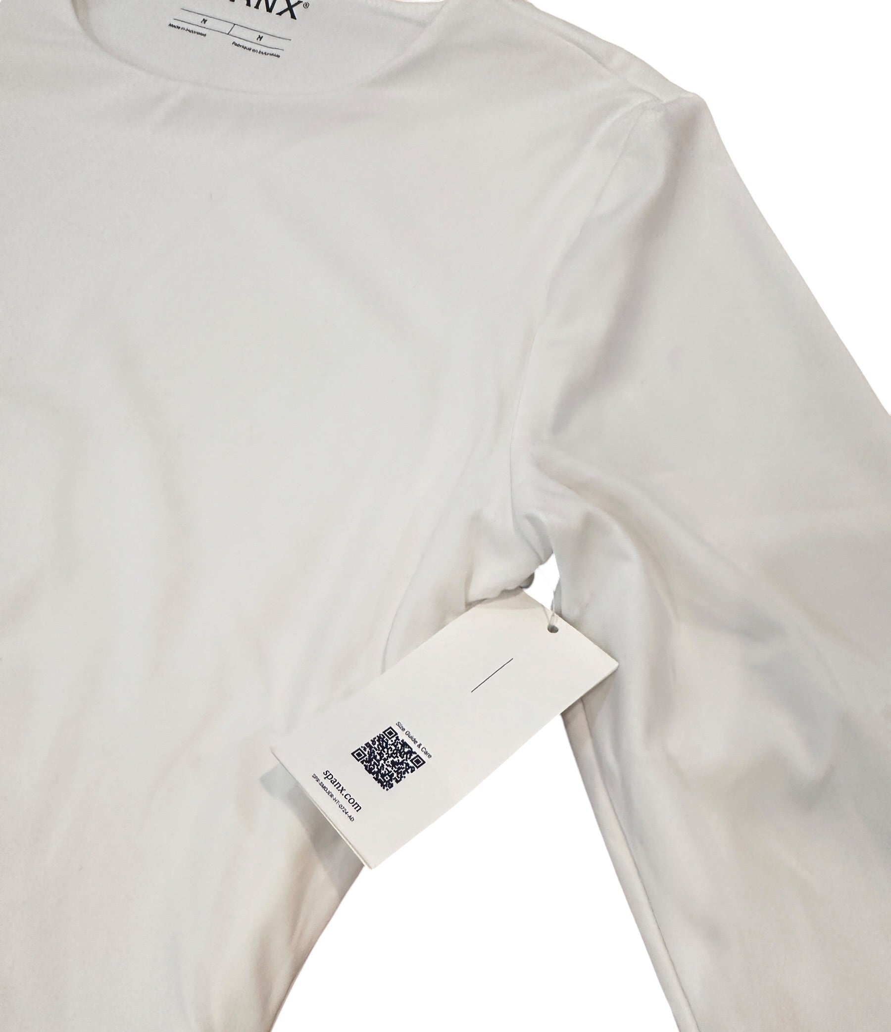 Size Medium - Spanx Smoothing Long Sleeve Jersey Shirt, New with Tags