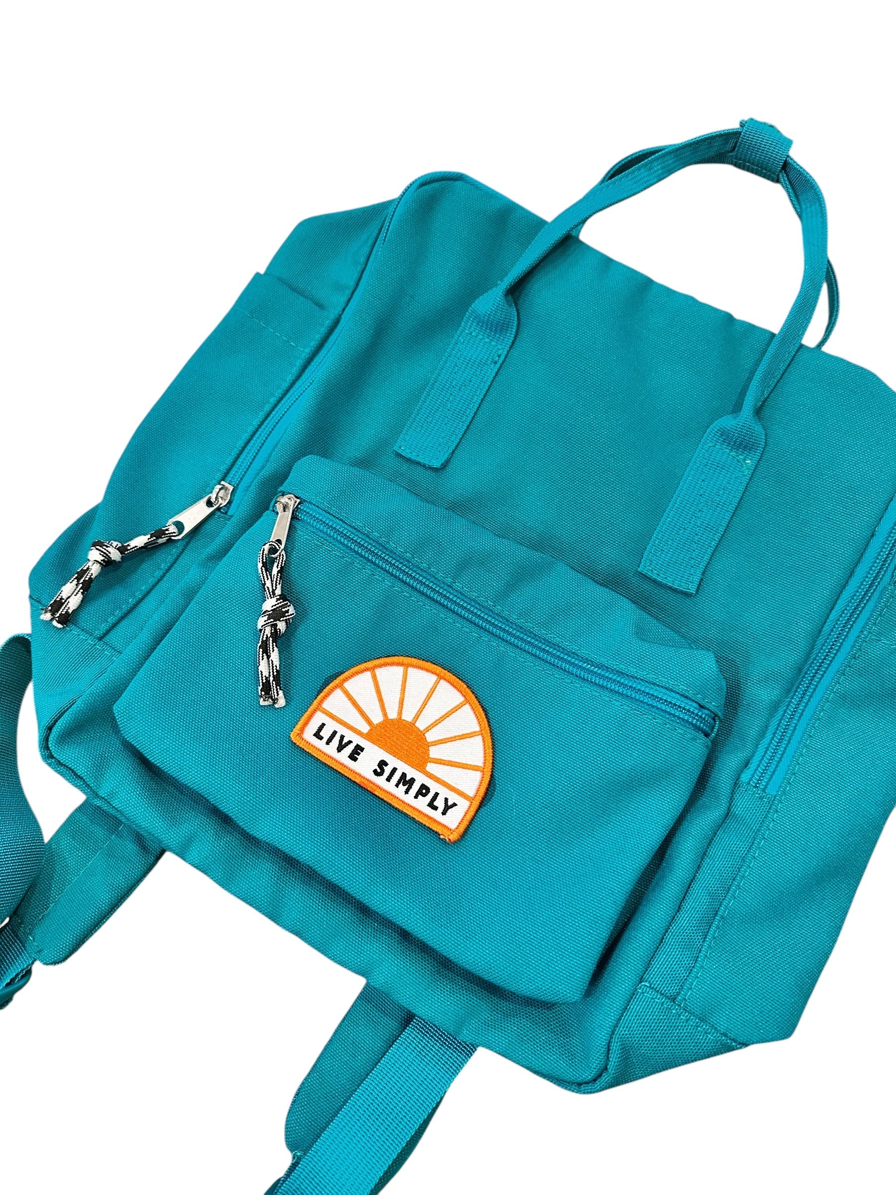 Live Simply Patch Mini Backpack