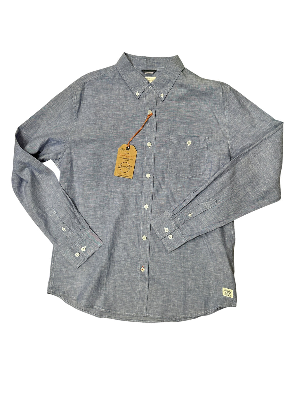Size Large - Weatherproof Linen Long Sleeve Shirt