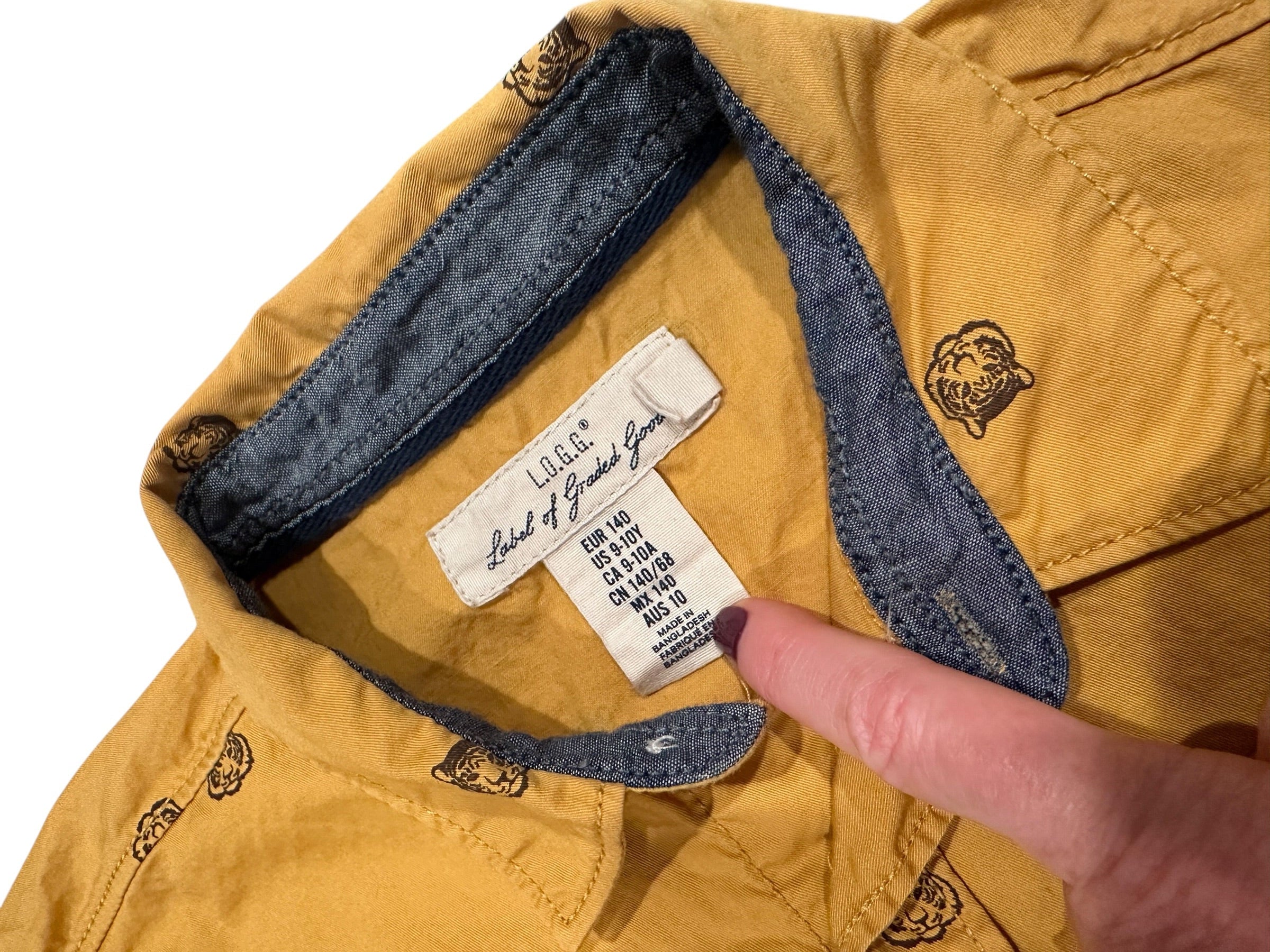 H&M L.O.G.G. Long Sleeve Button Down Shirt