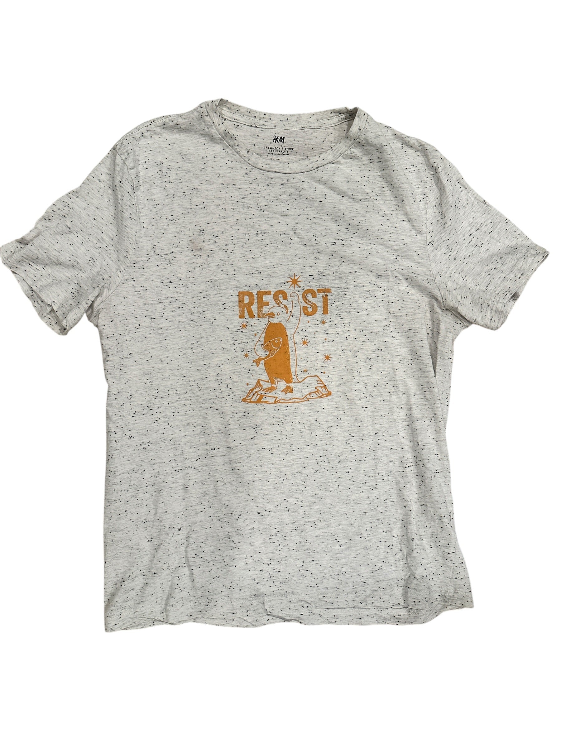 Size Large - Resist Speckled Tee - Upcycled