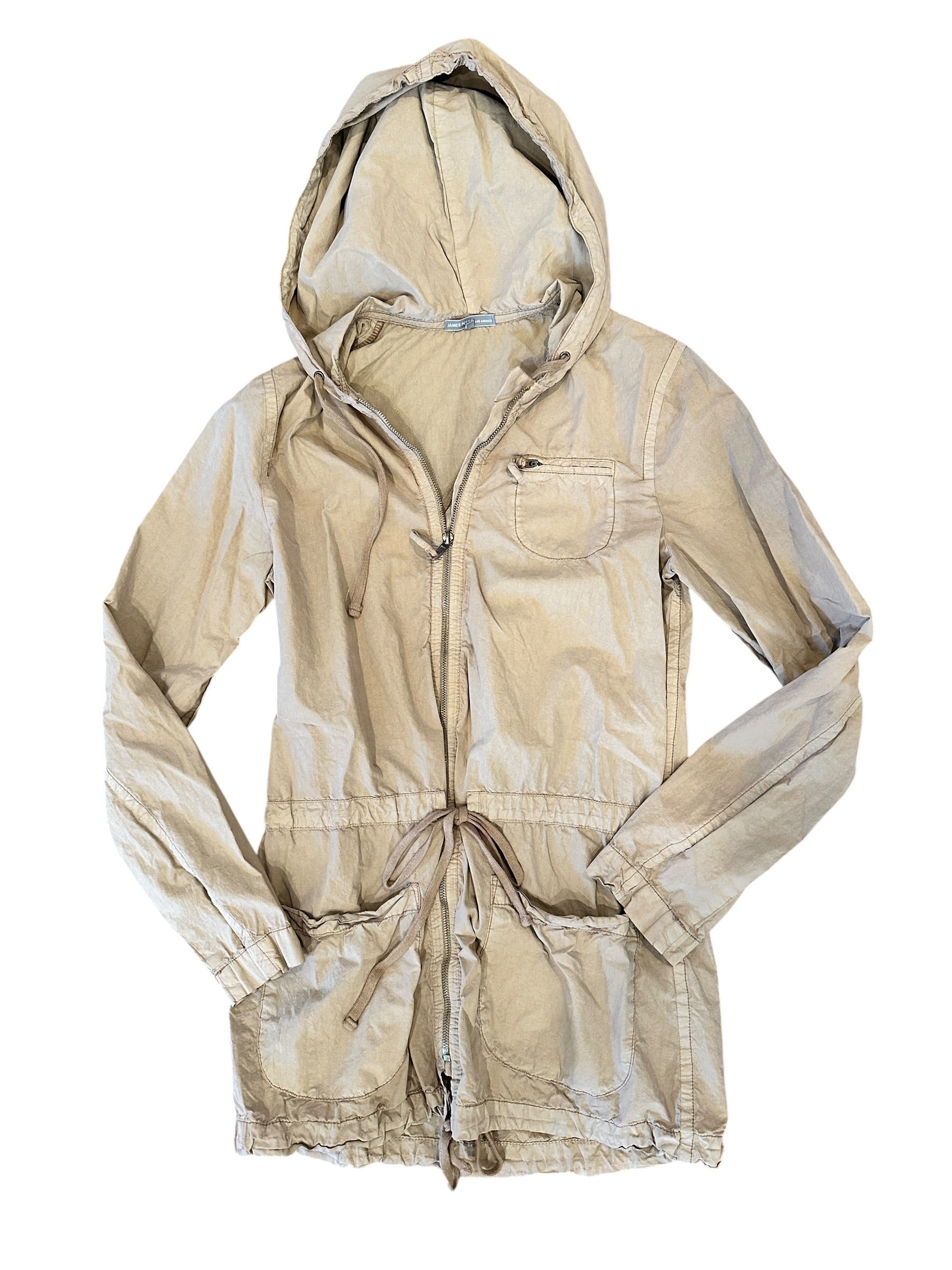 James Perse lightweight hooded jacket
