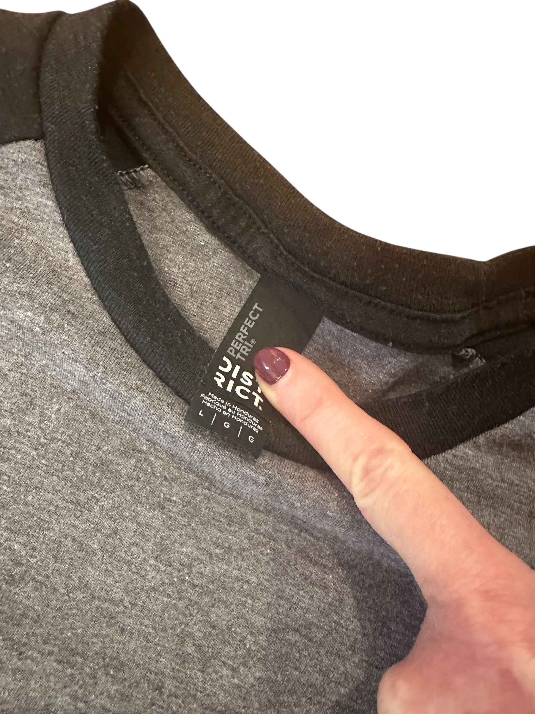 Sounds Gay, I'm in - Grey Tee - Upcycled