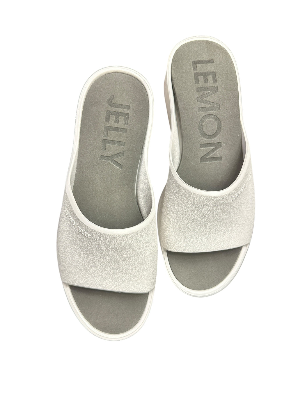 LemonJelly Platform Slippers - White