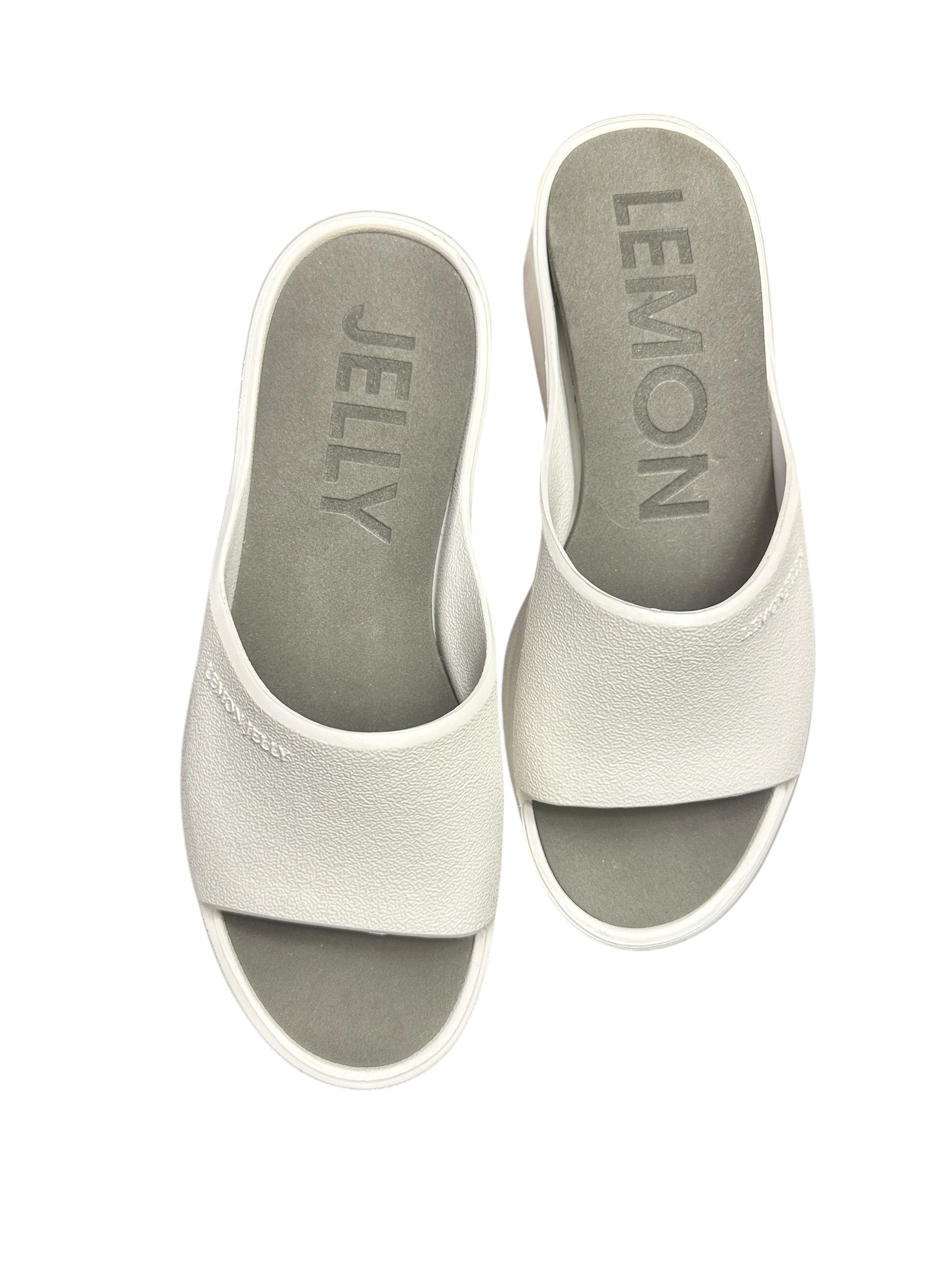 LemonJelly Platform Slippers - White