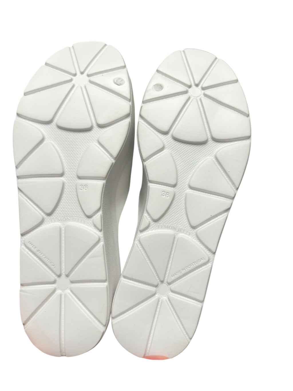 LemonJelly Platform Slippers - White