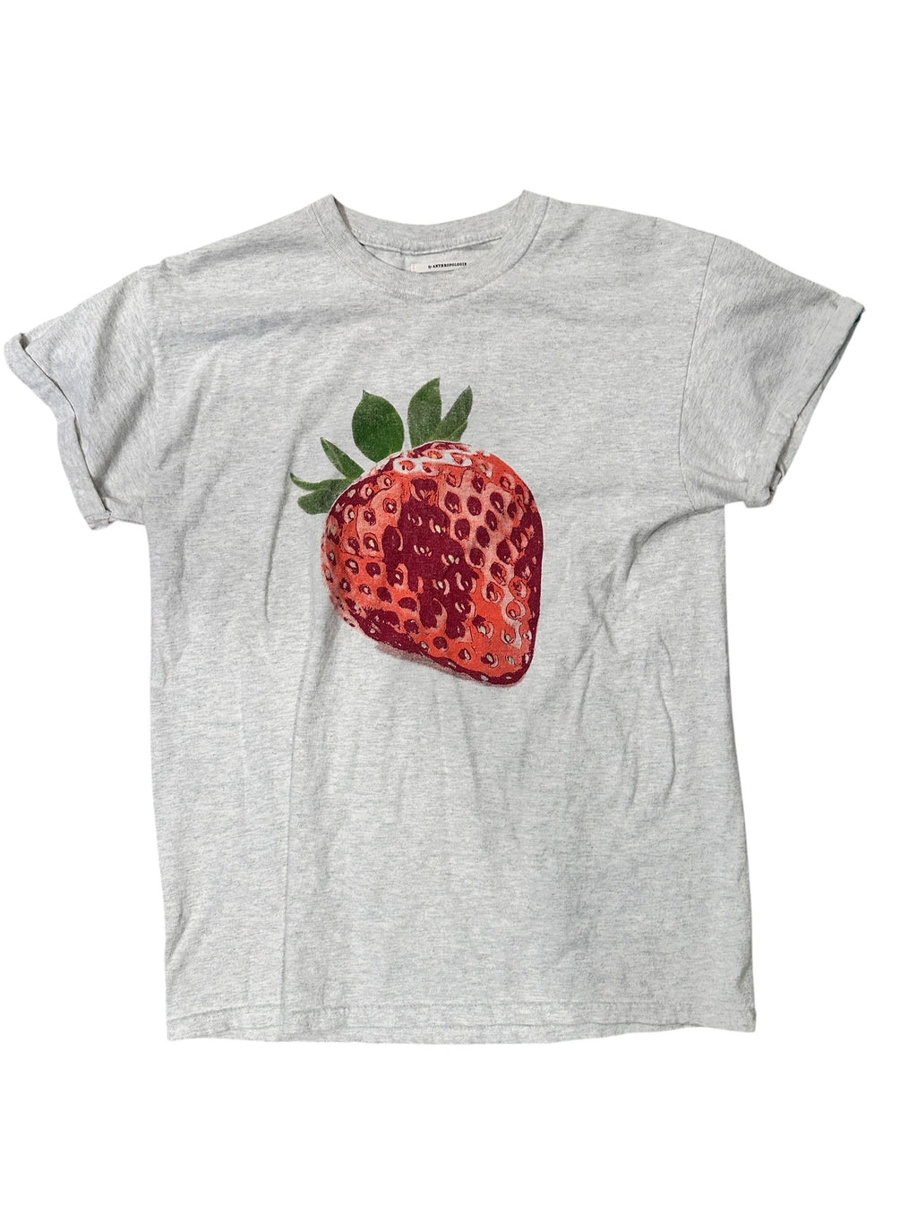 Anthropologie Strawberry Tee