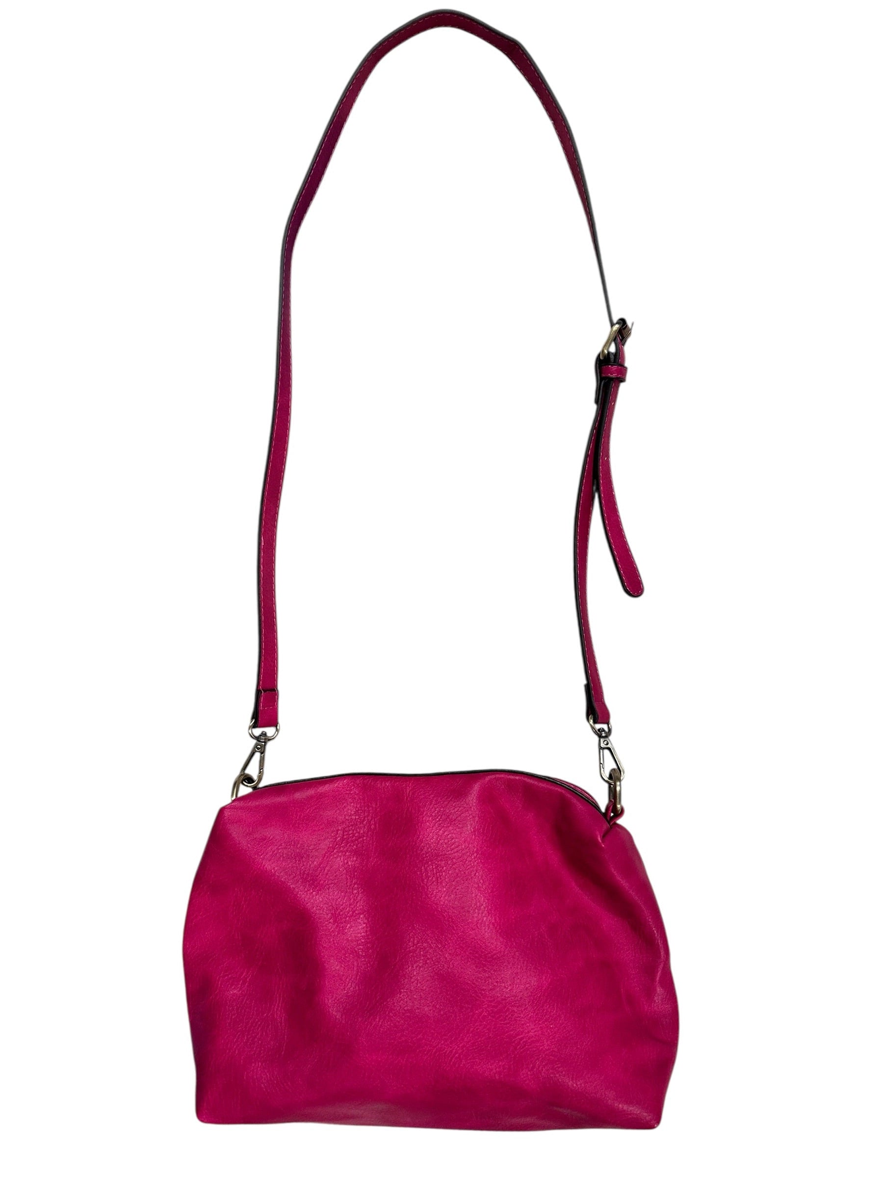 Hot Pink Purse, Adjustable Strap