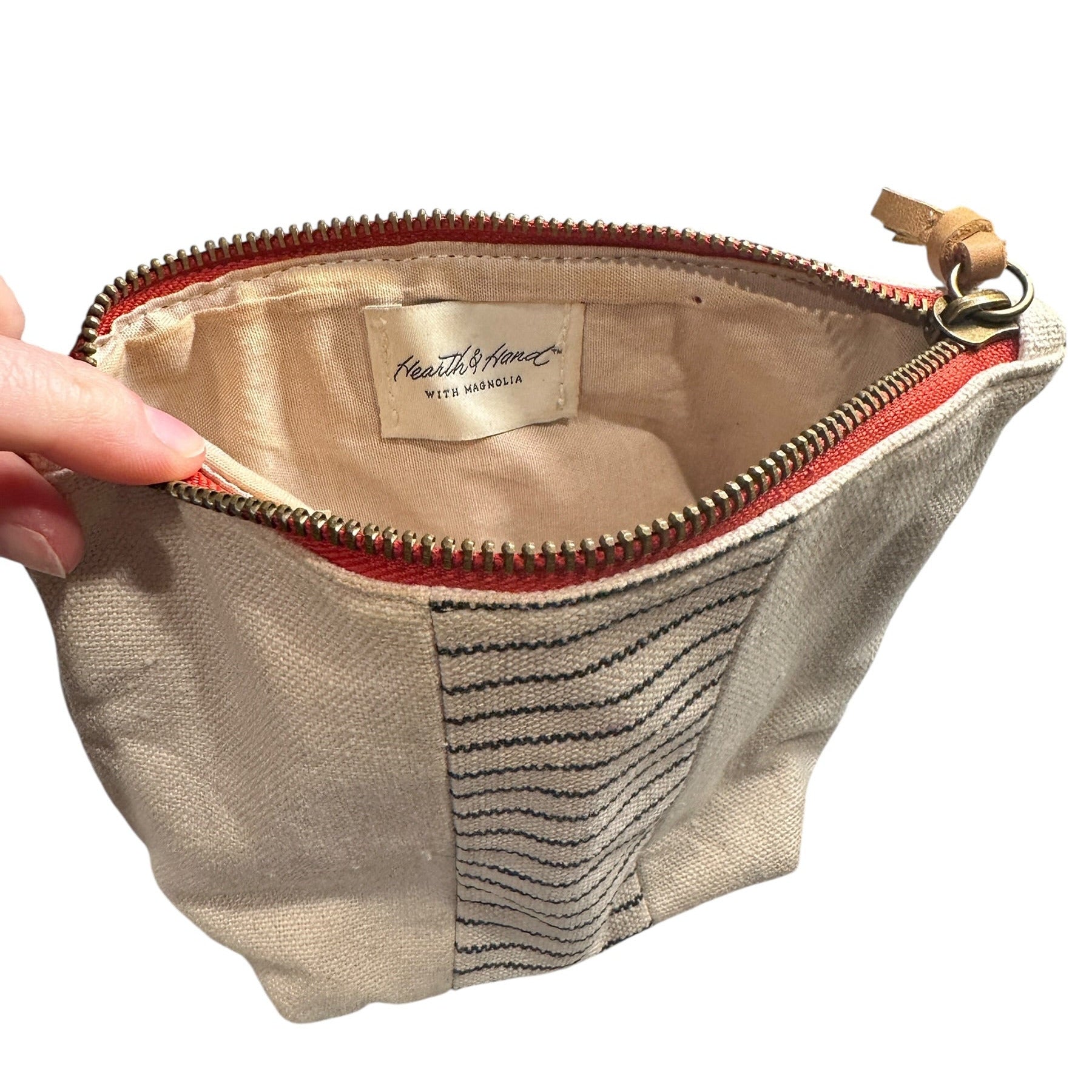 Small Canvas Zipper Bag