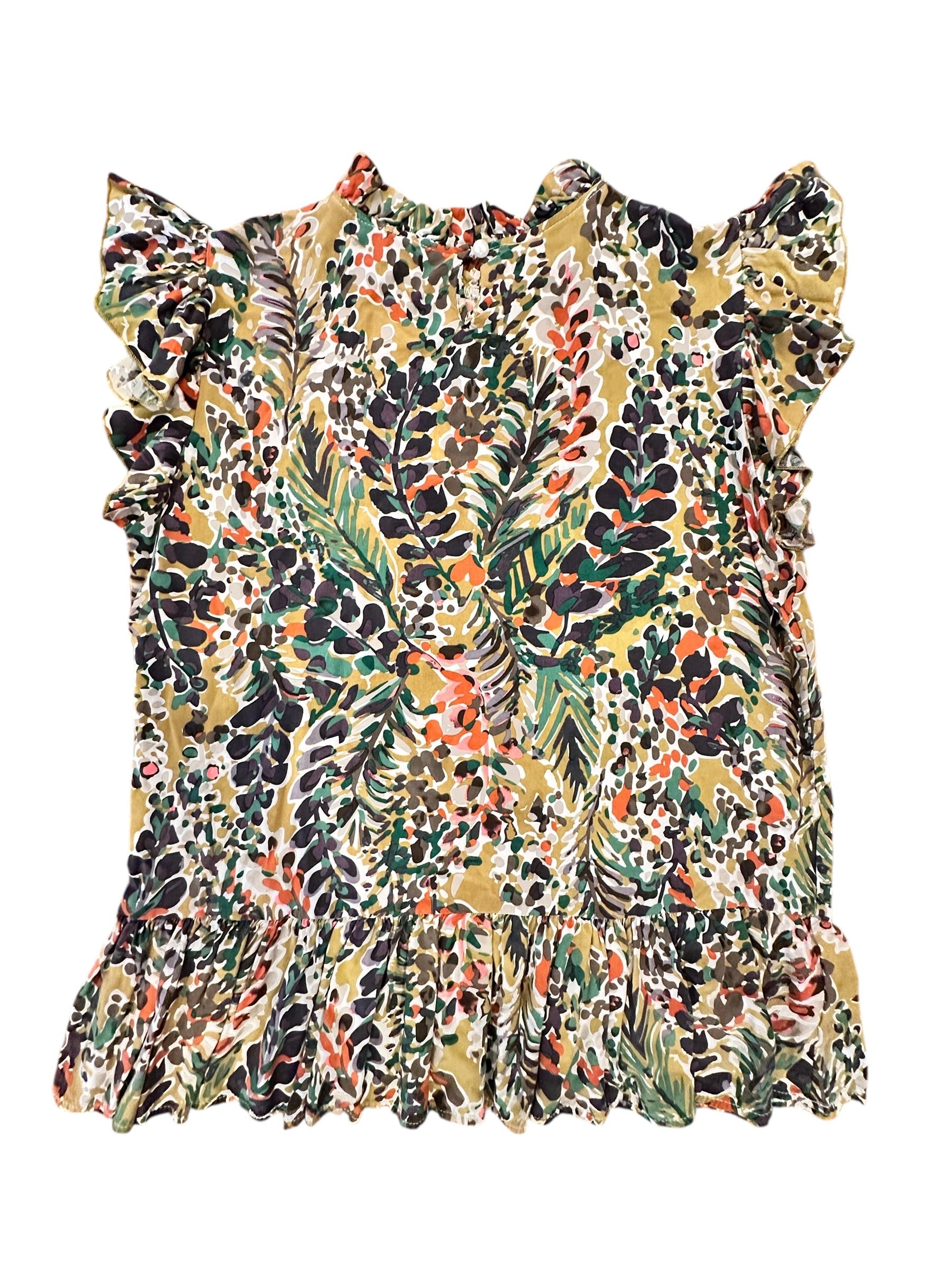 Size Medium - Lightweight Flow Ruffle Top