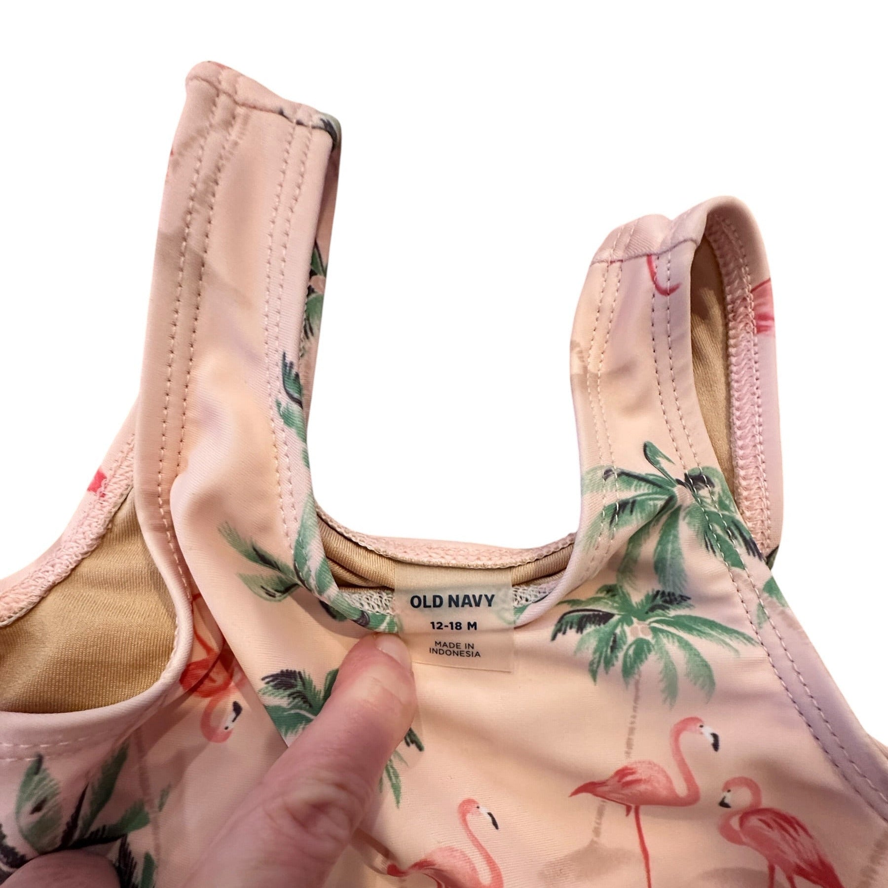Size 12-18 Months - Old Navy Flamingo Swimsuit