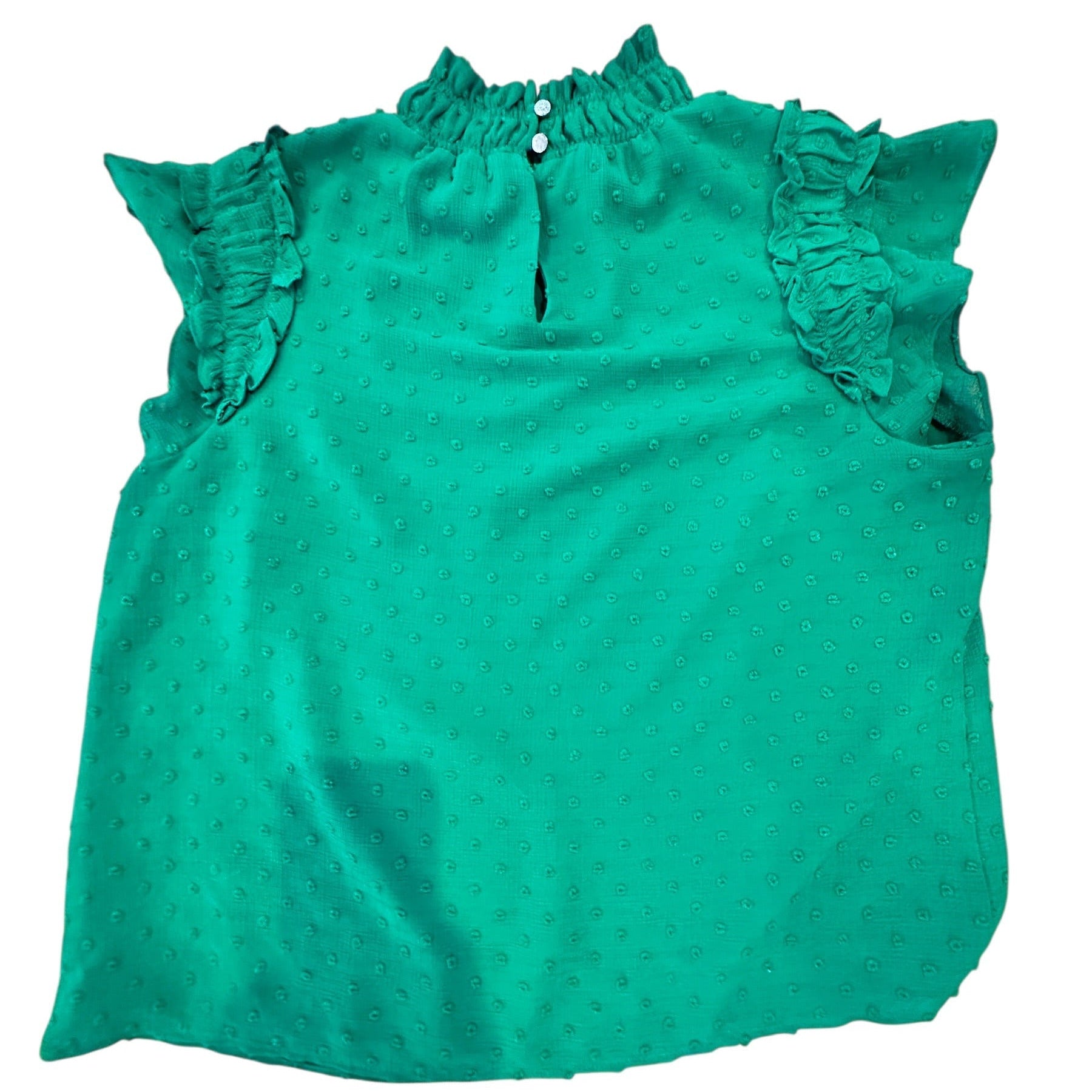 Size Medium - CeCe Ruffle Top