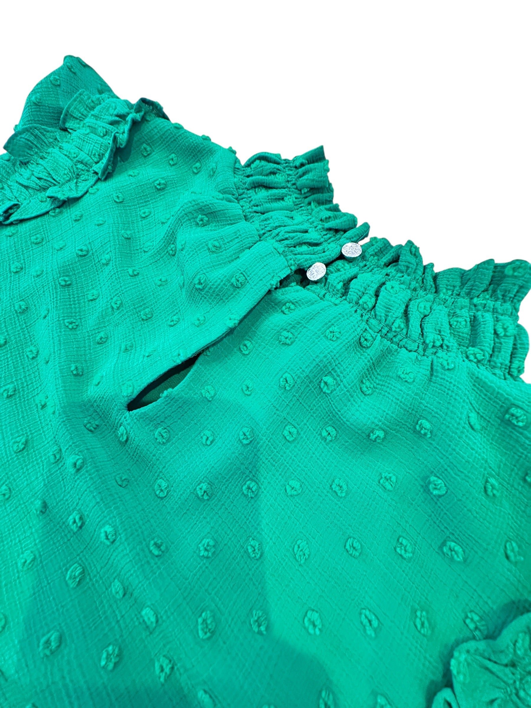 Size Medium - CeCe Ruffle Top