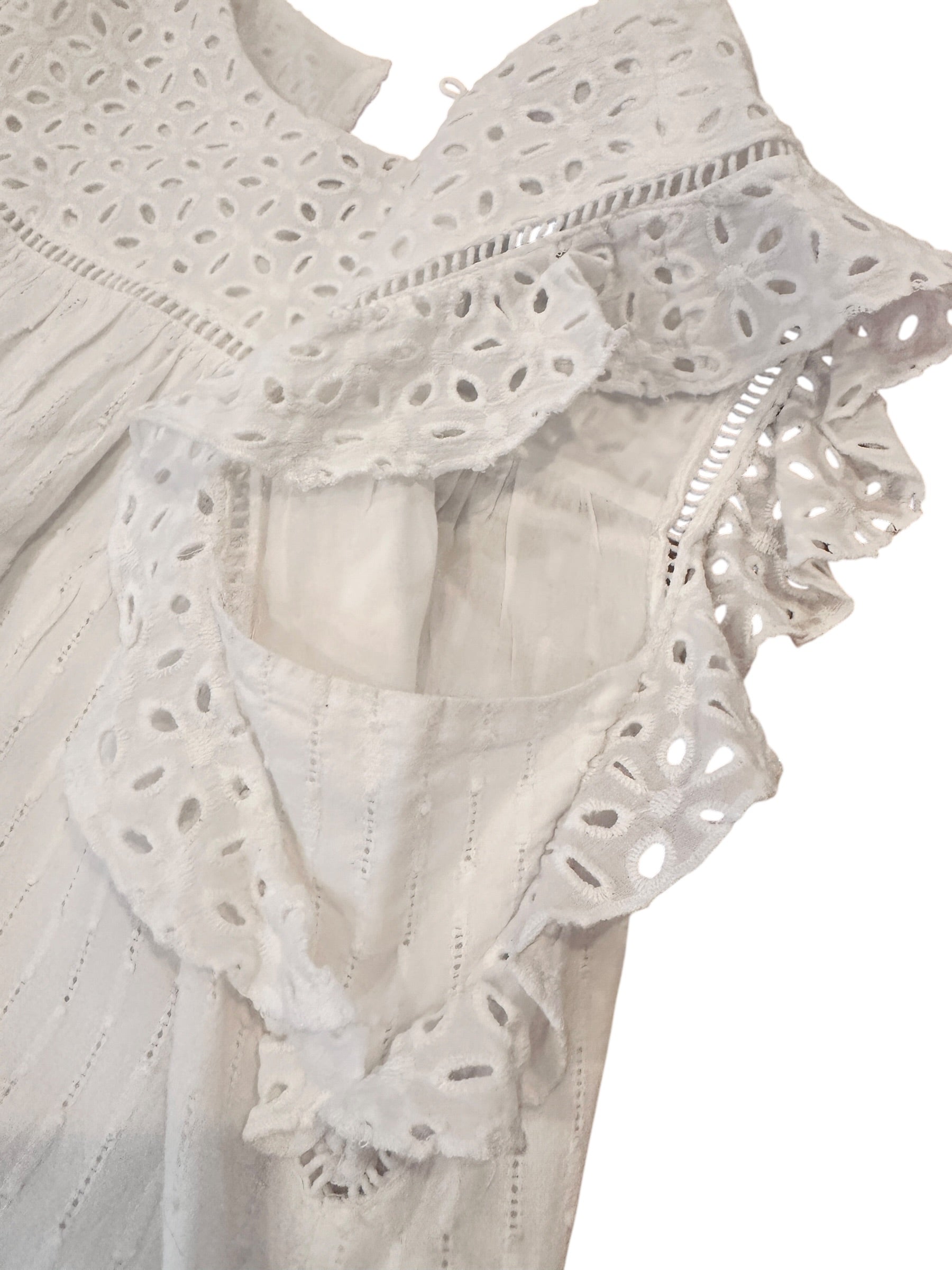 Size Small - Knot Sisters Eyelet Dress