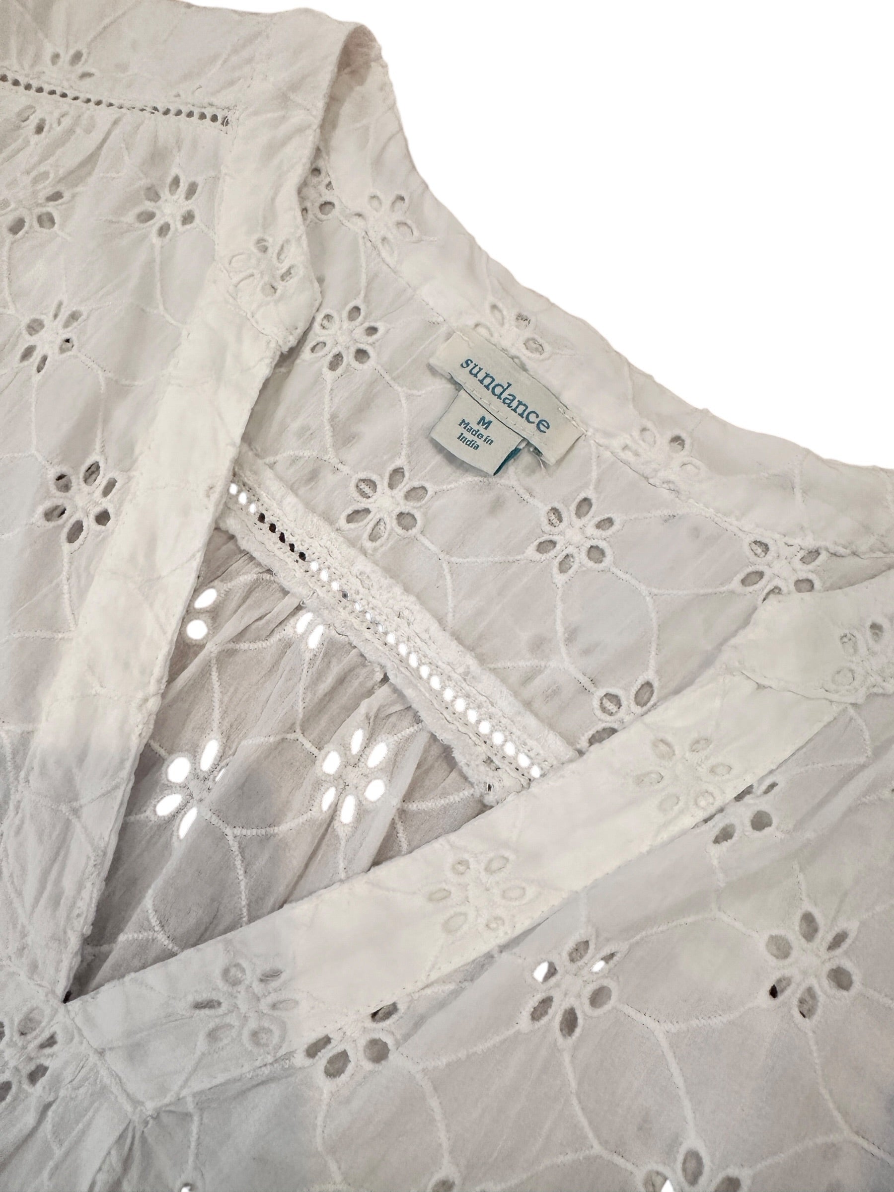Size Medium - Sundance Eyelet Top