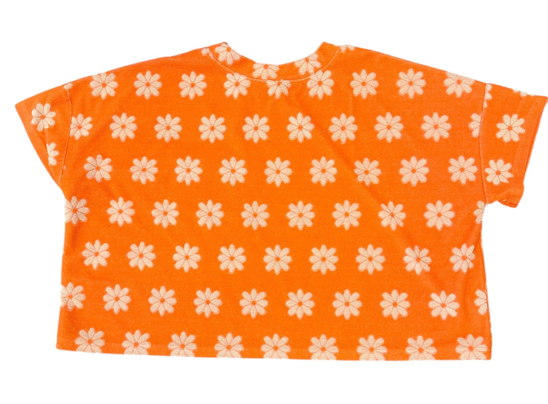 Size Medium - Entro Terry Cloth Flower Shirt