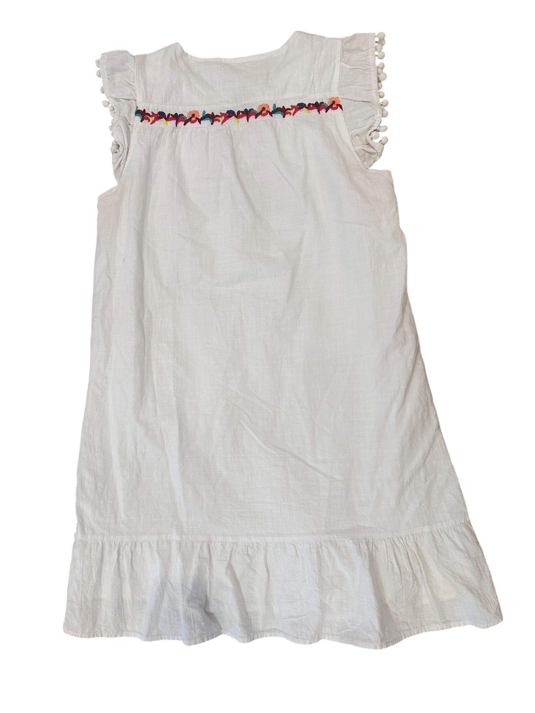 Size Small - Kirundo Linen and Embroidered Dress