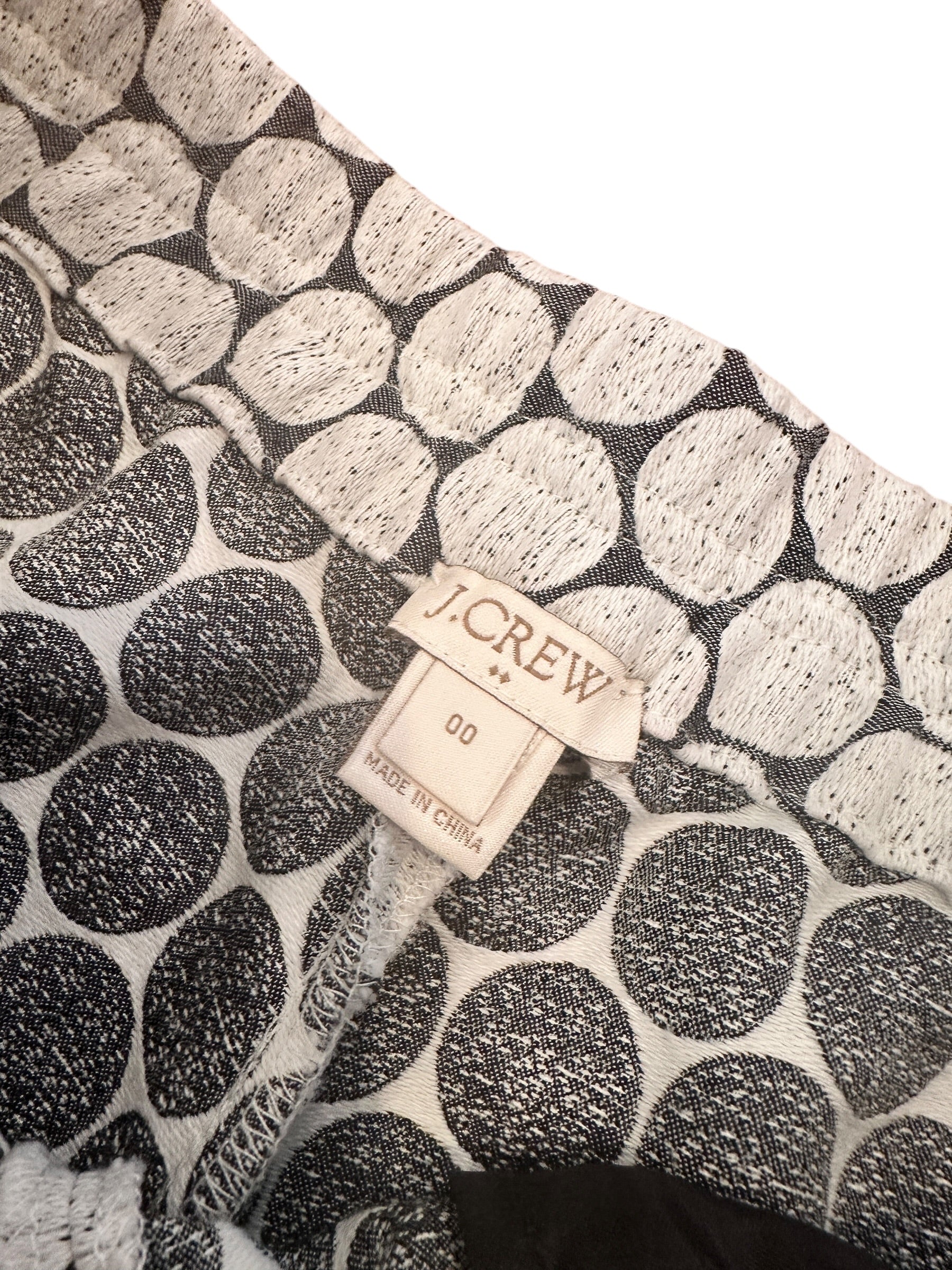 Size 00 - J. Crew Polka Dot Shorts with Pockets