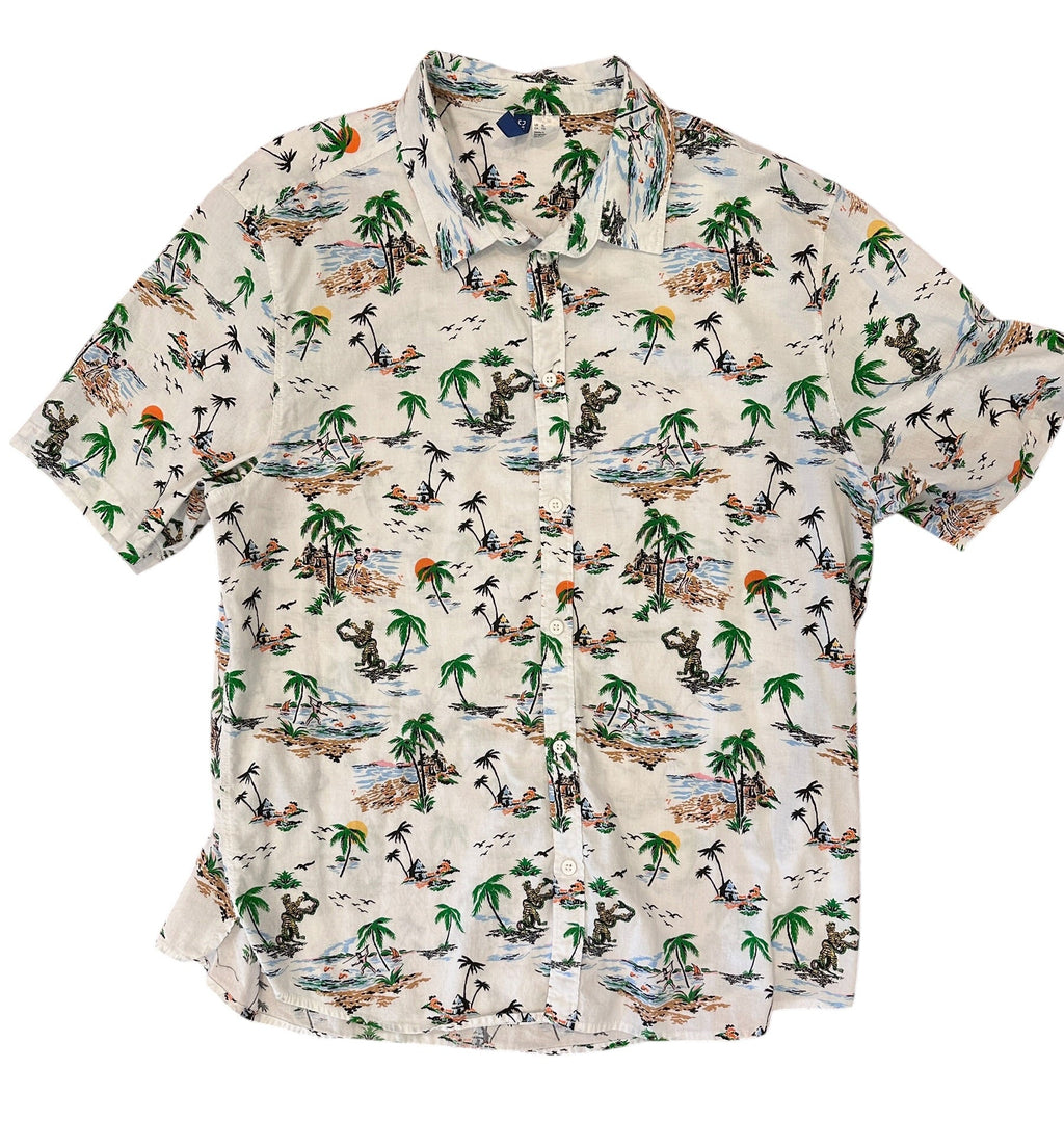 Size XL - H&M Short Sleeve Linen Shirt