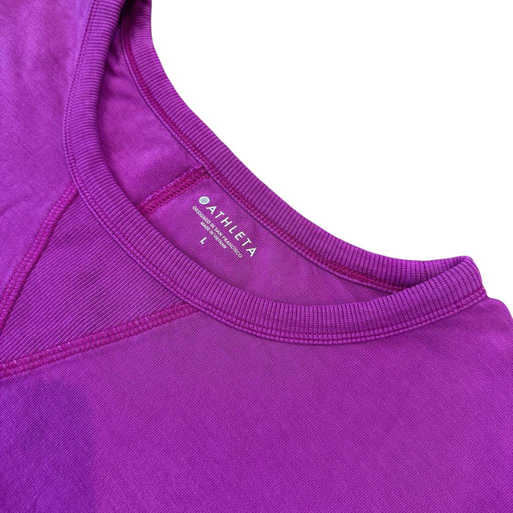 Size Large - Athleta Short Sleeve Sweatshirt