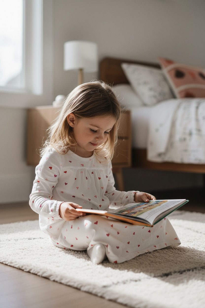 Mini Boden Long Sleeve Nightgown